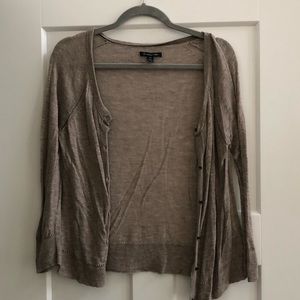 Tan American Eagle Cardigan